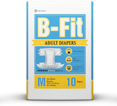 

B-fit Adult Diapers Medium Adult Diapers - M(10 Pieces)