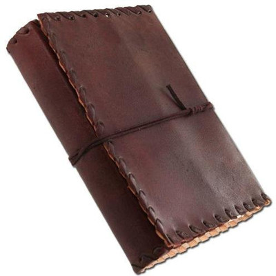 

Ehandicrafts Regular Diary(Leather Goat Journal Diary Travel Notebook with Lock, Brown)
