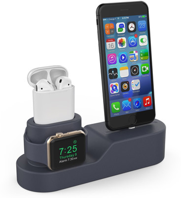 

AhaStyle AirPods Watch iPhone Stand Charger Dock(N. Blue)