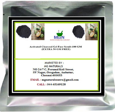 

MGBN Activated Charcoal Gel Face Scrub-100 GM(100 g)