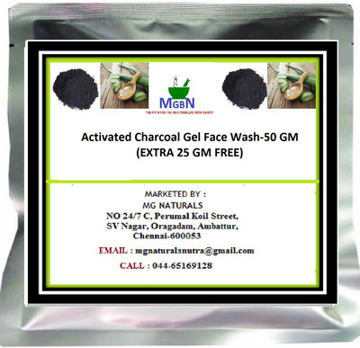 

MGBN ctivated Charcoal Gel Face Wash-50 GM(50 g)