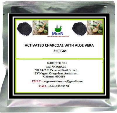 

MGBN ACTIVATED CHARCOAL WITH ALOE VERA 250 GM(250 g)