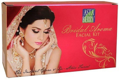 

Astaberry BRIDAL AROMA FACIAL KIT THE INSTANT GLOW & DE STRESS FACIAL 360 g(Set of 12)