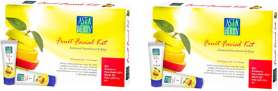 

Astaberry FRUIT FACIAL KIT ENHANCED NOURISHMENT & GLOW 104 g(Set of 10)