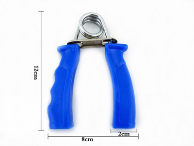 

Leosportz Hand Gripper Strengthener With Plastic Handle To Increase Wrist Finger Fore arm Strength Hand Grip/Fitness Grip(Blue)