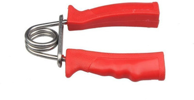

Leosportz Hand Gripper Strengthener With Plastic Handle To Increase Wrist Finger Fore arm Strength Hand Grip/Fitness Grip(Red)