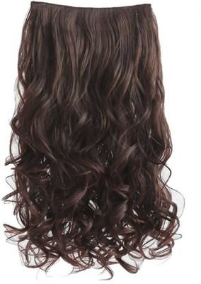 

Majik Premium quality washable Dark brown Extension Hair Extension