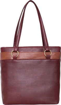 

Cappuccino Shoulder Bag(Maroon, Brown), Brown;maroon