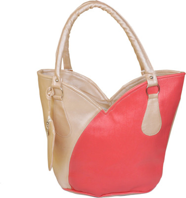 

RB FASHION Hand-held Bag(Beige, Pink)
