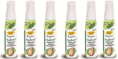 

Hygimax Natural Hand Sanitiser(45 ml, Pump Dispenser, Pack of 6)