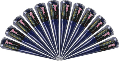 

Shama Blue Sparking Glitter Gel Cone For Body Art (Set of 12 Pieces)(460 g)