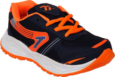 

77 seventy seven Boys & Girls Lace Running Shoes(Multicolor, Orange