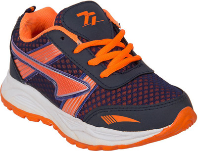 

77 seventy seven Boys & Girls Lace Running Shoes(Multicolor, Orange