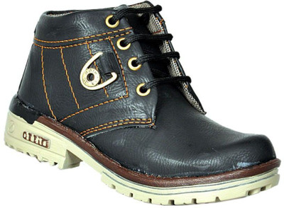 

Leon Boys Lace Casual Boots(Black
