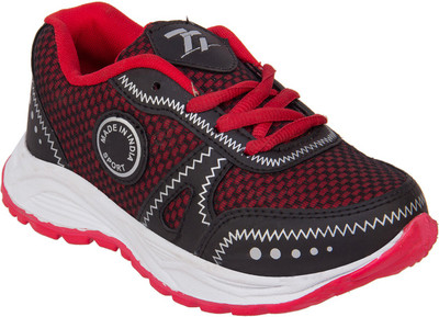 

77 seventy seven Boys & Girls Lace Walking Shoes(Multicolor, Red