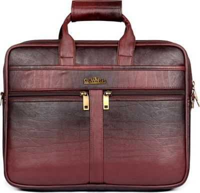 

The Clownfish 15.6 inch Laptop Messenger Bag(Red), Burgundy