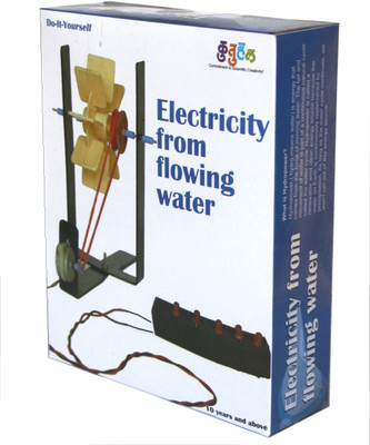 

Kutuhal Electricity From Flowing Water. Do It Yourself Kit(Multicolor)