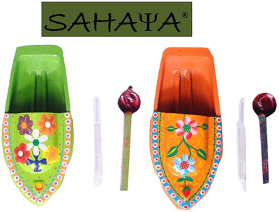 

Sahaya Set of 2 Attractive Flower Print Fun Steam Powered Tin Toy Boat Nav Pop Put Putt Candle Powered fuel flame with free droppe(Multicolor)