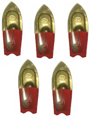 

Sahaya Set of 5 Fun Steam Powered Tin Toy Boat Nav Pop Put Putt Candle Powered fuel flame with free dropper(Multicolor)