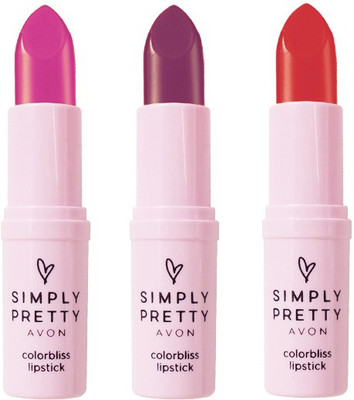 

Avon Anew Simply Pretty ColorBliss Lipstick 12 g((pretty plum-plum perfect-red rose), 12 g)