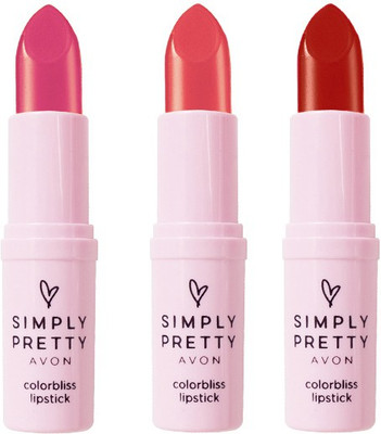 

Avon Anew Simply Pretty ColorBliss Lipstick 12 g((cherry red-cool coral-pampering pink), 12 g)
