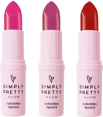

Avon Anew Simply Pretty ColorBliss Lipstick 12 g((wine plum-true rose-charming red)