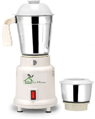 

ASC Green Home Lotto Mixer Grinder 450w With 2 Stainless steel Jar 450 W Mixer Grinder(White, 2 Jars)