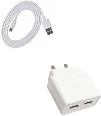 DAKRON Wall Charger Accessory Combo for LG Q6(White)