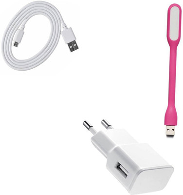 DAKRON Wall Charger Accessory Combo for LG Q6(White)