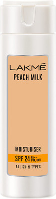 

Lakme Peach Milk Moisturizer SPF 24 PA Sunscreen Lotion - SPF 24 PA++(200 ml)