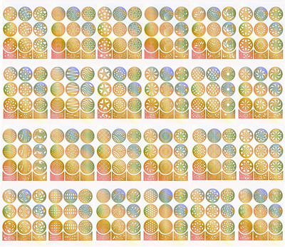 

Gugzy Siempre21 288 Pieces 72 Designs Gold Nail Vinyls Nail Stencil Sticker Sheets Set for Circular Hollow Nail Art Design, 24 Sheets(Gold)