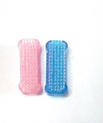 

OM 2 Pic. Double Sided Nail Cleansing Nail Brush Manicure Pedicure Soft Remove Dust Small Clean Brush.Size- 8.5/3.5