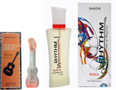 

RAMSONS RHYTHM MUSICAL PERFUME 100 ML+ MUSIC ZONE ROCK OUT PERFUME 40 ML Eau de Parfum - 100 ml(For Men & Women)