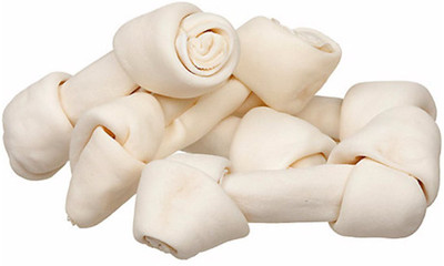 Foodie Puppies Knotted Bones, 500gm Chicken Dog Chew(0.5 kg, Pack of 5)