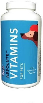 Drools Absolute Vitamin Chewable Tablets 100 g Dry Dog Food(Pack of 2)