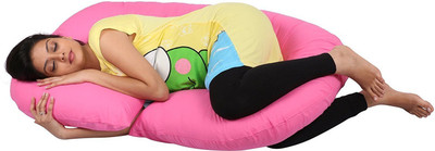 

AVI Plain Pregnancy Pillow Pack of 1(Pink)