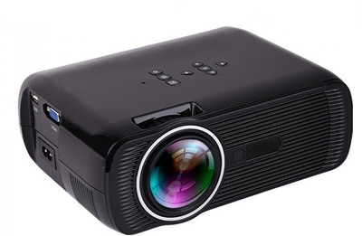 

Punnkk Punnkk P7 with HDMI/VGA/USB/AV/SD/3.5mm Audio 1800 lm LED Corded Mobiles Portable Projector(Black)
