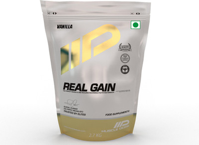 

MUSCLEDOSE Real Gain Weight Gainers/Mass Gainers(2.7 kg, Vanilla)