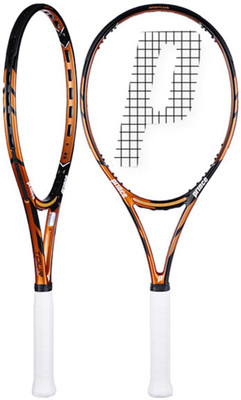 

Prince Tour 100T ESP without String Orange, Black Unstrung Tennis Racquet(G3 - 4 3/8 Inches, 300 g), Black;orange