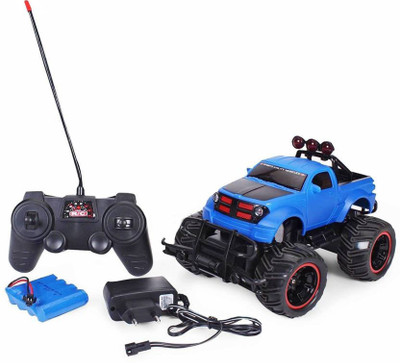 

Zombi Black & Blue Kids 1:20 Mad racing Monster Truck car(Blue)