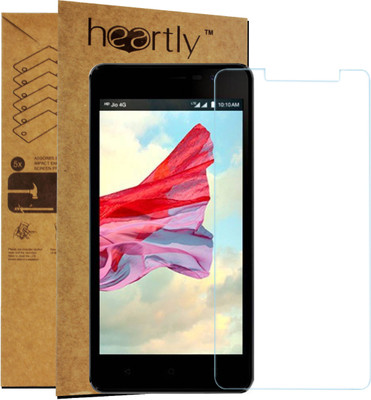 Heartly Tempered Glass Guard for Lyf Wind 4S(Pack of 1)