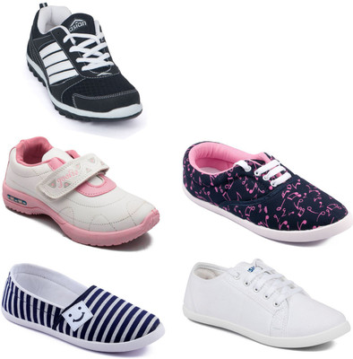 

Asian Women Casual & Running Shoes Combo Pack of 5 Casuals For Women(Multicolor