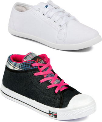 

Asian Women Casual & Running Shoes Combo Pack of 2 Sneakers For Women(Multicolor