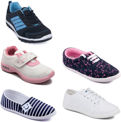 

Asian Women Casual & Running Shoes Combo Pack of  Casuals For Women(Multicolor