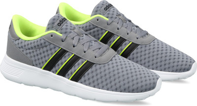 

ADIDAS LITE RACER Running Shoes For Men(Grey, Grethr/cblack/syello