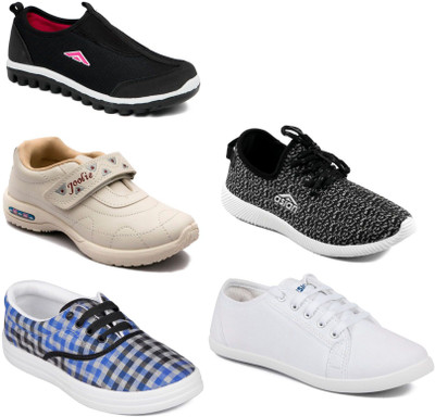 

Asian Women Casual & Running Shoes Combo Pack of  Casuals For Women(Multicolor