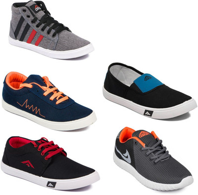 

Asian Men Casual & Running Shoes Combo Pack of 5 Casuals For Men(Multicolor