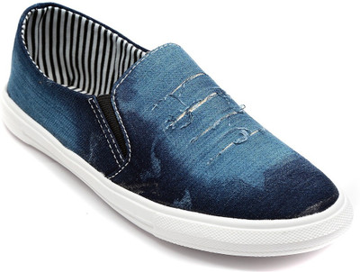 

Featkart Daily Wear Loafers Slip On Sneakers For Women(Navy, Dark blue