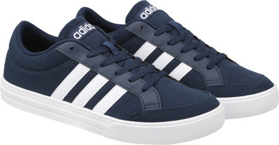 

ADIDAS VS SET Tennis Shoes For Men(Blue, Conavy/ftwwht/ftwwht