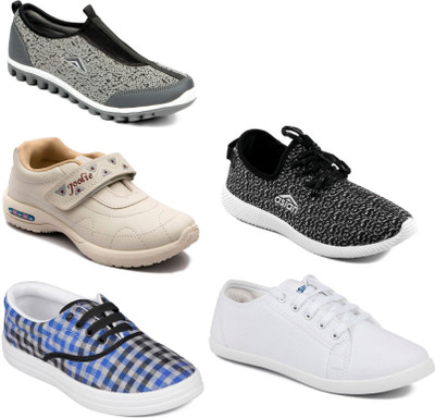 

Asian Women Casual & Running Shoes Combo Pack of  Casuals For Women(Multicolor
